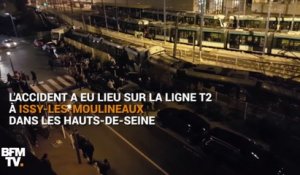 Douze blessés dans la collision de deux tramways à Issy-les-Moulineaux