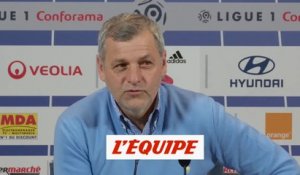 Genesio «On ne prépare pas Barcelone en jouant Guingamp» - Foot - L1 - OL
