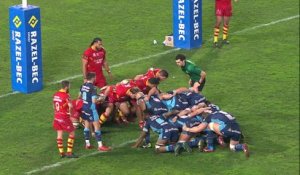 TOP 14 - Essai de PENALITE (MHR) - Montpellier - Perpignan - J16 - Saison 2018/2019