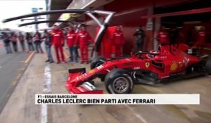 F1 - Essais hivernaux : Charles Leclerc bien parti