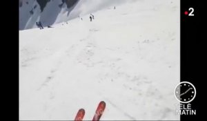 Suisse : une avalanche filmée en direct