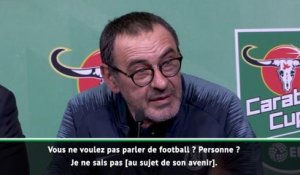 Chelsea - Sarri : "Mon futur ? Prenez votre téléphone et appelez le club !"