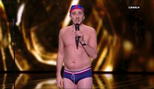 Elie Semoun remet le César des Meilleurs Costumes... en maillot de bain ! - César 2019