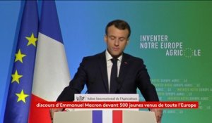 La prochaine politique agricole commune "doit tenir trois promesses", déclare Emmanuel Macron au Salon de l'agriculture