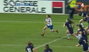 6 Nations Féminin. France - Ecosse : Le best-of de l'écrasant succès des Bleues 41 à 10 !