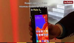 Présentation du Mate X, le téléphone à écran pliable de Huawei 