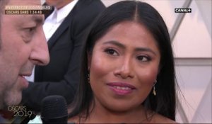 Kad Merad tente d'interviewer la star de Roma Yalitza Aparicio en espagnol - Oscars 2019