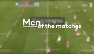 RUGBY - 6 NATIONS : MEN OF THE MATCHES 3E JOURNÉE