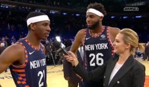 Knicks Postgame: Damyean Dotson & Mitchell Robinson | Feb 24 vs. Spurs