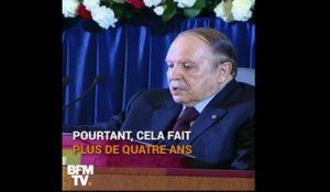 Les Algériens n'ont pas entendu leur Président depuis plus de 4 ans, mais Bouteflika brigue un 5e mandat