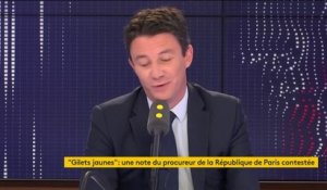 "Gilets jaunes" : des "consignes de sévérité" ne choquent pas B. Griveaux, face à des personnes qui souhaitaient parfois "tuer"