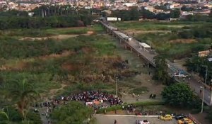 Venezuela: manifestations à la frontière avec la Colombie