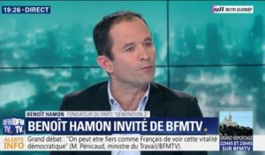 Benoît Hamon, (Génération-s): "Je ne suis pas d'accord avec le Président lorsqu’il dit que les manifestants" sont les complices du pire