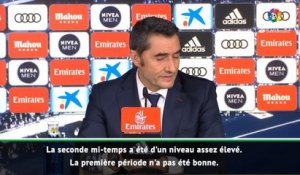 Valverde: "Nous les avons punis sur des contre-attaques"