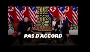 Donald Trump n&#39;est plus "pressé" de trouver un accord avec Kim Jong Un