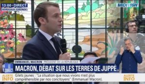 Emmanuel Macron sur les gilets jaunes: "interdire partout en France les manifestations serait sans effet"