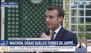 Emmanuel Macron: "La taxe d'habitation est un des mécanismes les plus injustes sur le plan territorial"