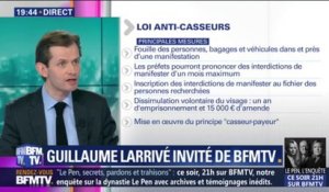 Guillaume Larrivé (LR) sur les casseurs: "Il faut que Christophe Castaner arrête son stage, qu'il devienne vraiment ministre de l'Intérieur"