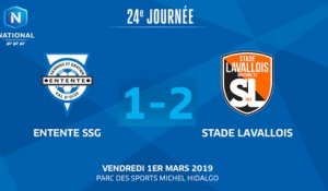 J24 : Entente SSG – Stade Lavallois (1-2), le résumé