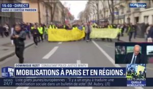 Gilets jaunes: neuf interpellations à Paris et de premiers incidents en province