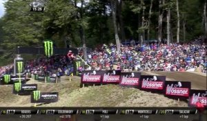 Clement Desalle vs Tim Gajser battle for third - MXGP of Patagonia Argentina 2019