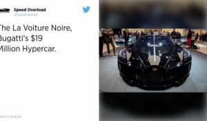 Salon de Genève. Bugatti présente « La Voiture Noire », l’automobile neuve la plus chère du monde