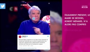 Bernard Tapie : en clash avec Robert Ménard, il menace de quitter le plateau de CNews