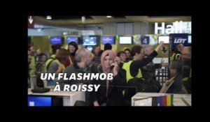 Pour l&#39;acte XVII, les gilets jaunes ont tenté un flashmob à l&#39;aéroport de Roissy