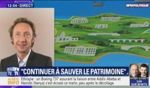 Stéphane Bern sur un 2e loto du patrimoine: "Ce n'est pas en un an qu'on peut sauver les monuments en péril"