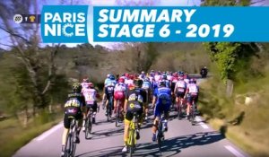 Summary - Stage 6 - Paris-Nice 2019