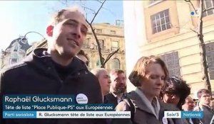 Parti socialiste : R. Glucksmann tête de liste aux Européennes