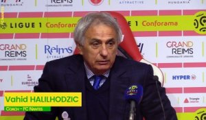 Reims - FC Nantes : la réaction de Vahid Halilhodzic