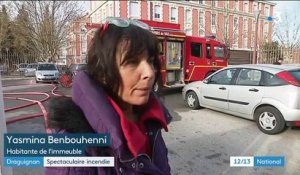 Var : un spectaculaire incendie ravage un immeuble à Draguignan
