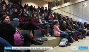 Antisémitisme: les rescapés de la Shoah sensibilisent les lycéens