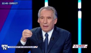 François Bayrou préconise "un référendum d'initiative populaire déclenché à partir d'un million de signatures"