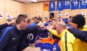 GRENOBLE, ENSEMBLE ! Au coeur du vestiaire de l'équipe féminine du GF38 pour la demie de CDF