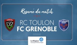 Toulon - Grenoble U16 : le résumé vidéo