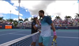 Miami - Tsonga sort lors des qualifications