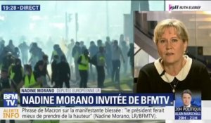 Nadine Morano sur les manifestations de gilets jaunes: "Le président est incapable de régler cette crise"