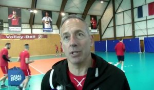 Christophe Charroux coach Martigues Volley avant St Nazaire - MVB