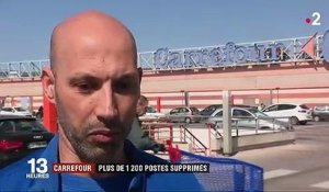 Carrefour : plus de 1 200 postes supprimés