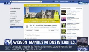 Gilets jaunes: manifestations interdites à Avignon après des appels lancés sur les réseaux sociaux pour s'y mobiliser