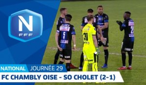 J28 - FC Chambly Oise - SO Cholet (2-1), le résumé I National FFF 2018-2019
