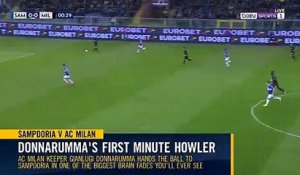 Foot : la boulette de Donnarumma qui fait perdre le Milan AC !