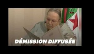 Les images de la démission d&#39;Abdelaziz Bouteflika en Algérie