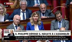 Edouard Philippe prend la défense de la nouvelle porte-parole du gouvernement Sibeth Ndiaye, qualifiant de "bullshit" les critiques visant ses propos controversés