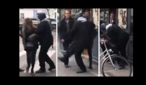 Affaire Benalla: de nouvelles images montrent le collaborateur de Macron agresser une manifestante