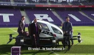 Vienne: 1ère démonstration publique du taxi-drone chinois EHang