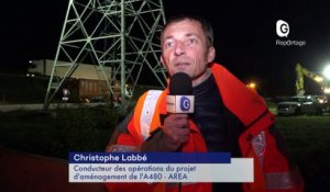 Reportage - Chantier spectaculaire sur l'A480