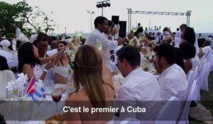 Venu de France, le Dîner en blanc s'exporte à Cuba